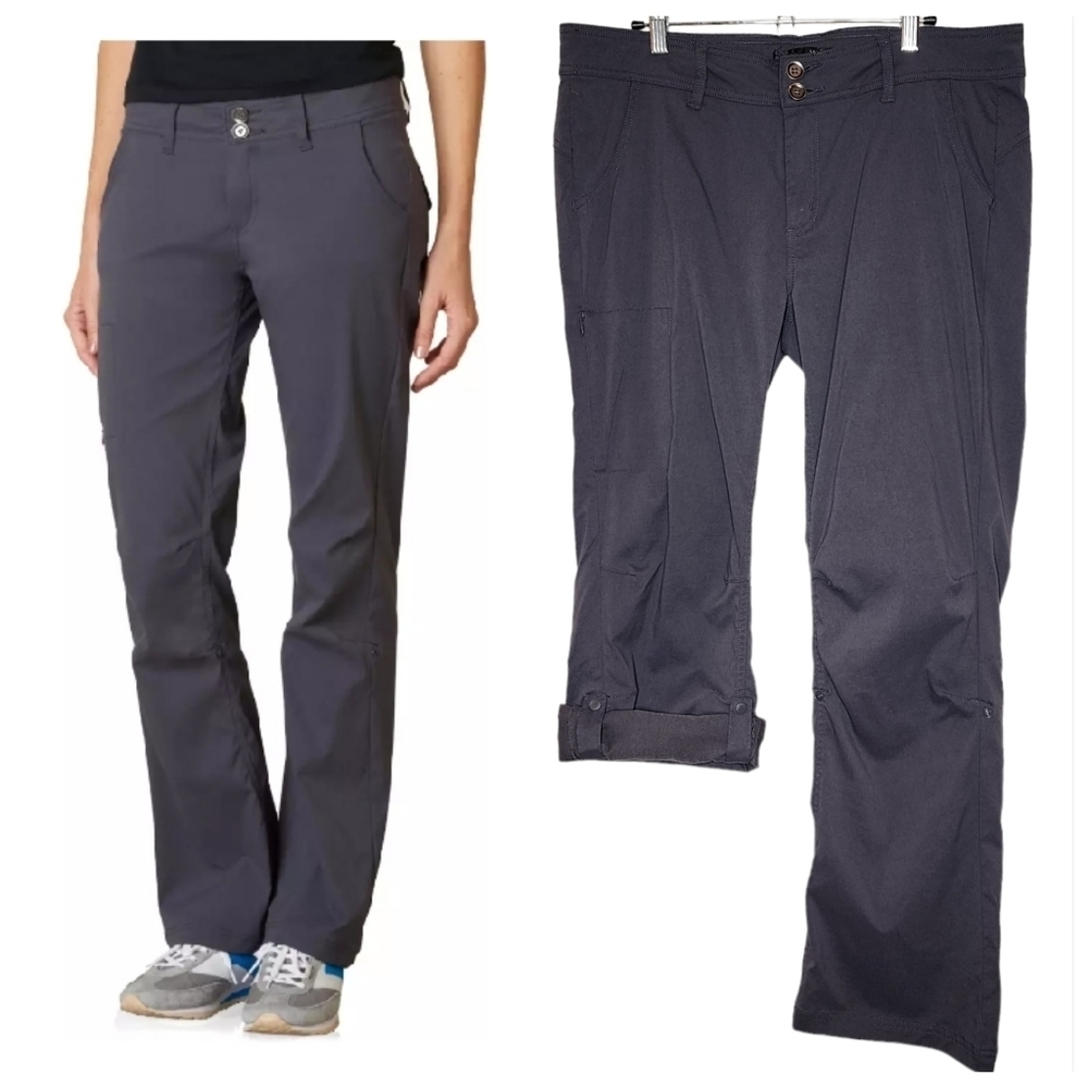 Prana Women's Dark Gray Stretch Hiking Pants
